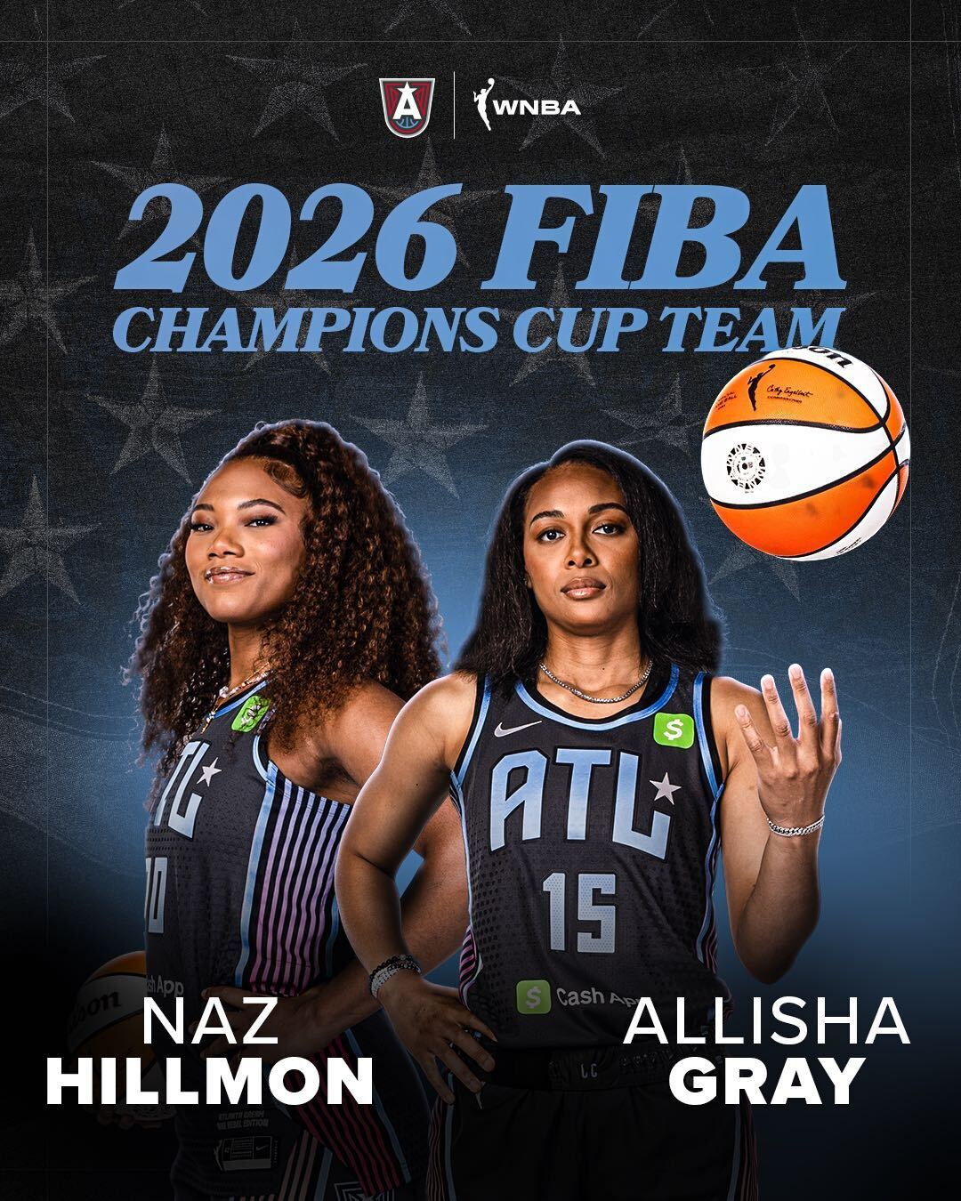Allisha Gray and Naz Hillmon Named to USA Basketball Roster for FIBA 3x3 Champions Cup